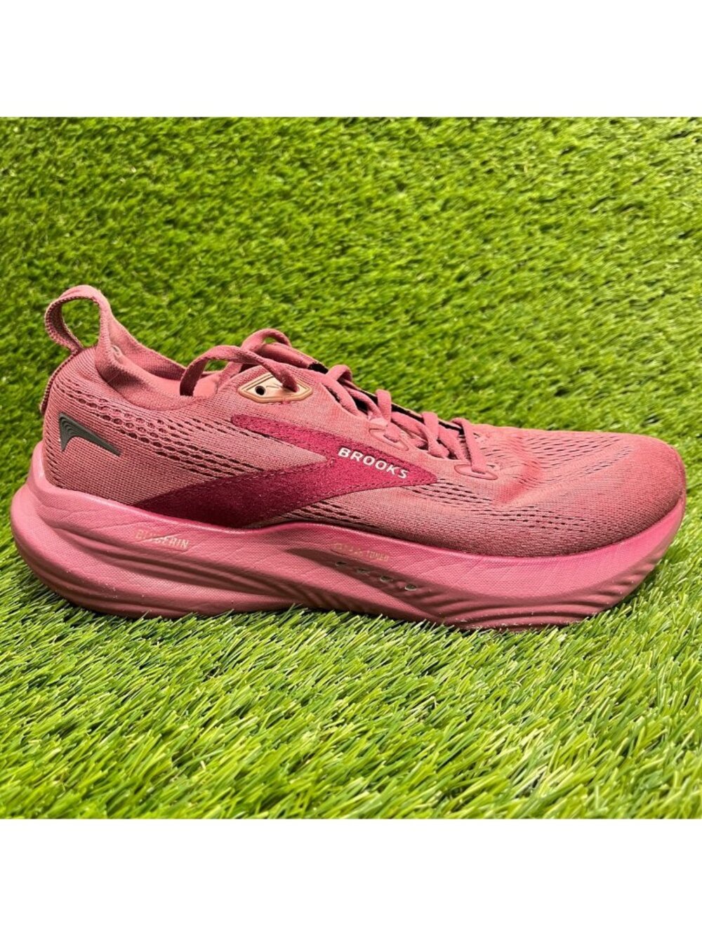 Brooks Glycerin 22 Womens Size 9 Burgundy Athletic Road Running Shoes Sneakers